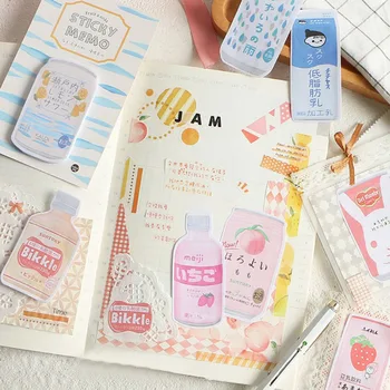 

1 Pcs Hot Sale Little Bit Thirsty Series Kawaii Sticky Notes Office Decor Memo Pad Supplies Decoration Japanese Stationery