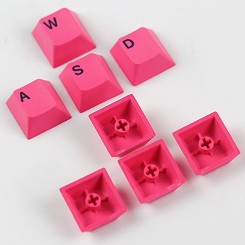 4 шт./лот PBT механическая клавиатура Keycaps CMYK Красочные сублимационные WASD клавиши