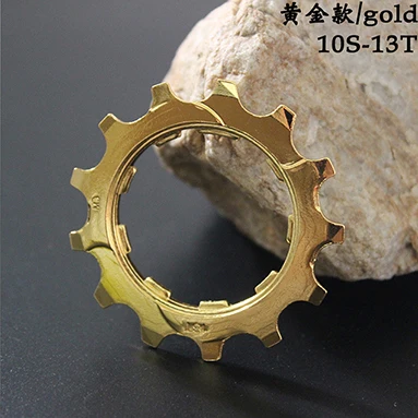 MTB Mountain bike flywheel repair patch sprocket wheel  9 10  speed 11T 12T 13T denticulate Repair Parts For shimano and sram 10speed 13T-golden