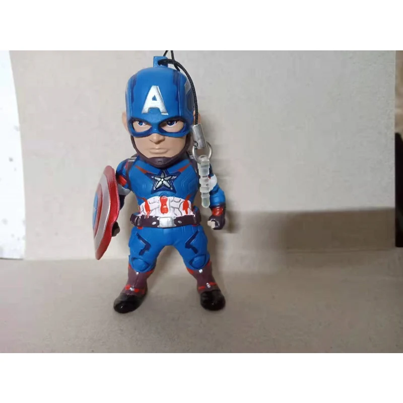 

PVC Anime Figure Avengers America Captain Raytheon Sol Handwriting Model Decoration Pendant 10cm