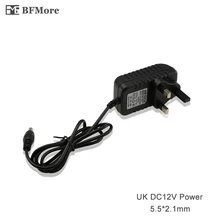 BFMore CCTV Системы Великобритании Мощность адаптер переменного тока 100~ 240 В 50/60 Гц Вход к DC 12 В 2A 2000MA Выход Стандартный для видеонаблюдения Мощность