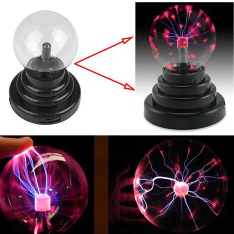 

New Hot Plasma Ball Lamp Light Touching Sensitive Nebula Sphere Globe Novelty Toy