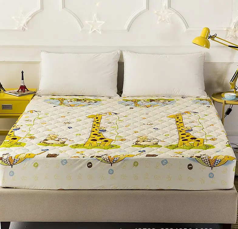 Гостиничное домашнее постельное текстильное одеяло водонепроницаемый матрац подкладка Чехол встроенный Матрас протектор Colchao водонепроницаемый лист матрац протектор - Цвет: color 7