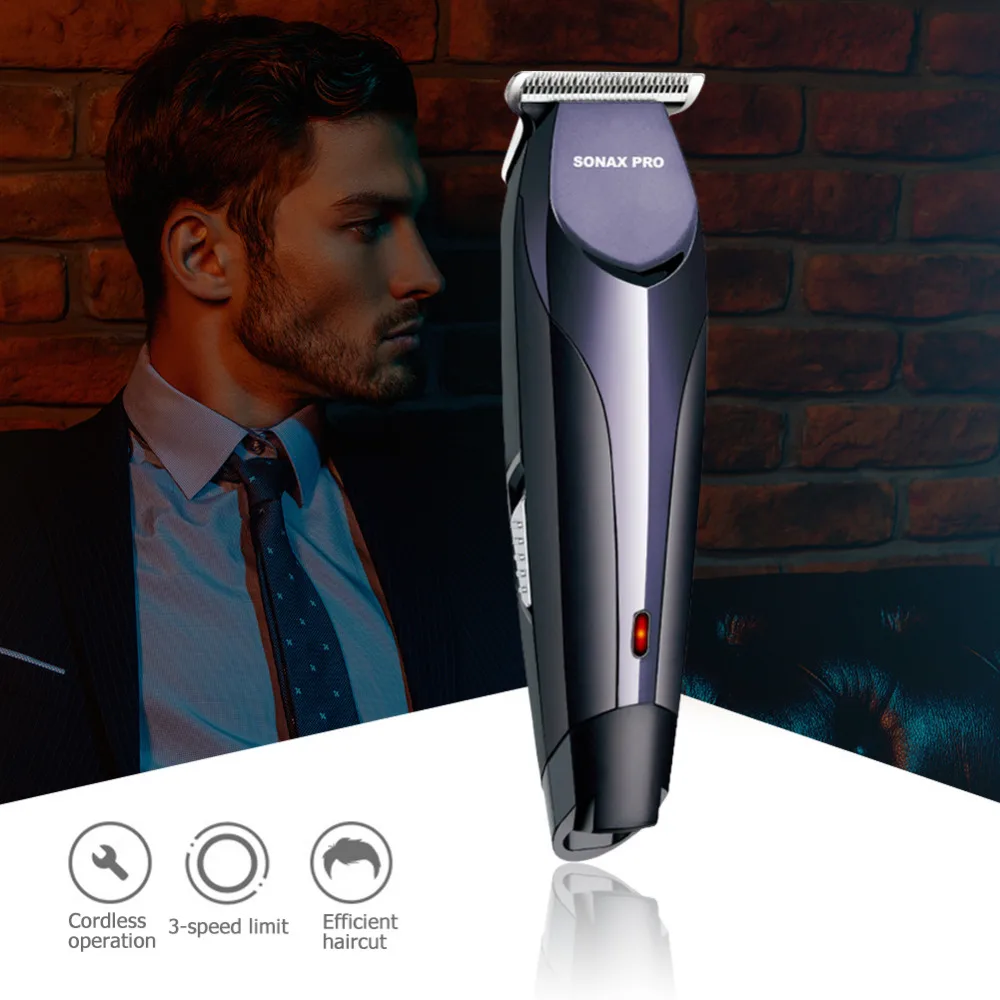 

Sonax Pro SN-8086 Electric Hair Trimmer Clipper for Men Beard Trimmer Shaver Hair Cutting Razor Cutter Styling Tool