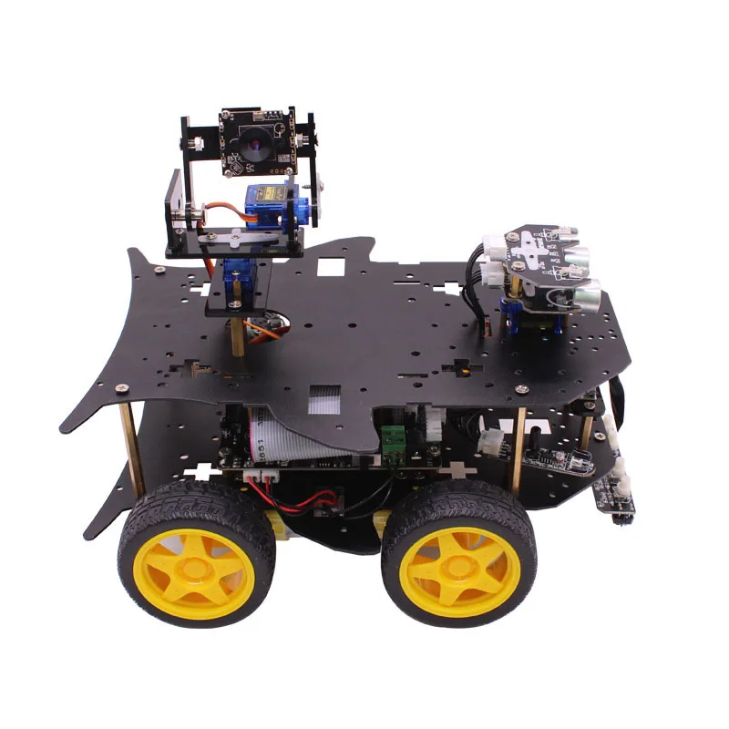 Yahboom 4WD умный робот RC автомобиль смарт-автомобиль с wifi камерой для Raspberry Pi 4B/3B+ RC игрушки