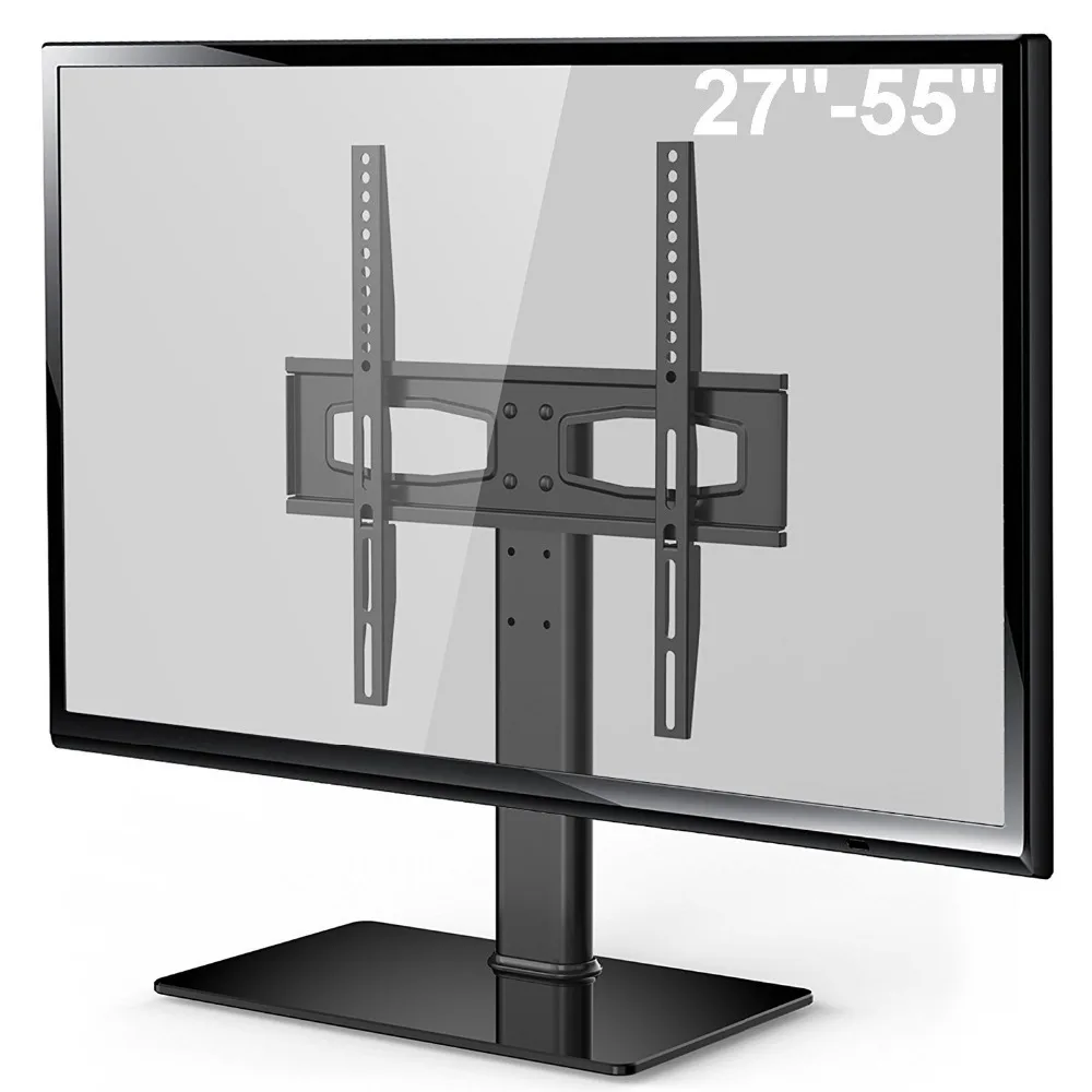 Fitueyesユニバーサルテレビスタンド/ベース卓上テレビスタンド付きマウント用まで55インチフラットスクリーンテレビビジオ/三星電子