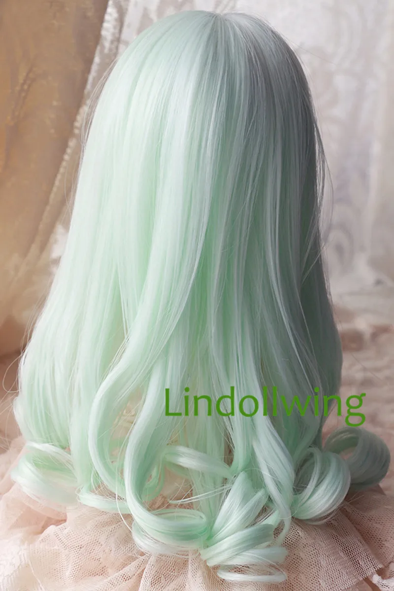 1/3 парик для шарнирной куклы Pullip Dal DD Dollfie 8 9 дюймов длинный 5808 мятного цвета|Куклы|