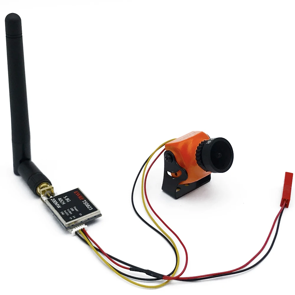 

5.8G FPV Set Video 200/600mw Transmitter and Mini FPV camera CCD 800TVL 2.1mm/2.3mm Lens 1/3" Mg SUPER HAD II For RC Drone Car