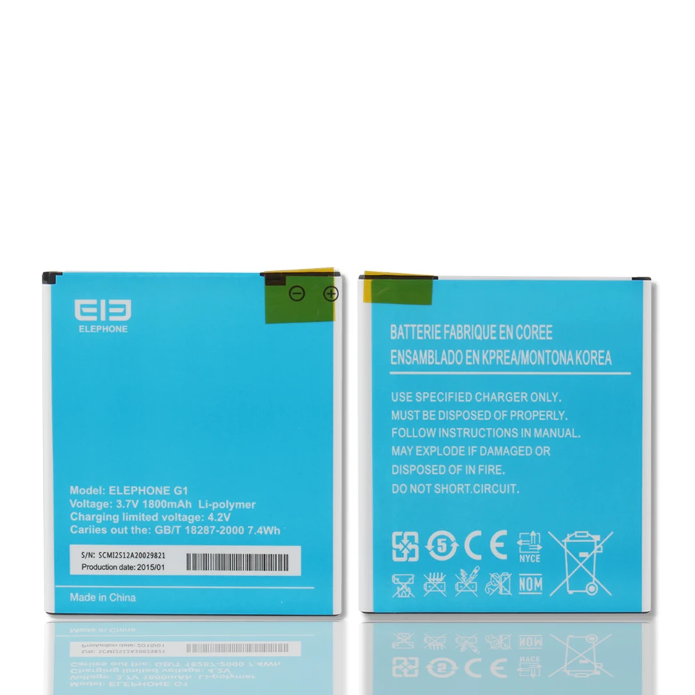 Новый оригинальный сменный аккумулятор Elephone G1 для смартфона G1|battery for elephone|elephone