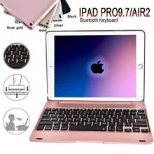 New Upgrade Ultra Slim IPad Pro 9.7 Tablet PC Bluetooth Keyboard AIR 2 Wireless Bluetooth Flip Keyboard