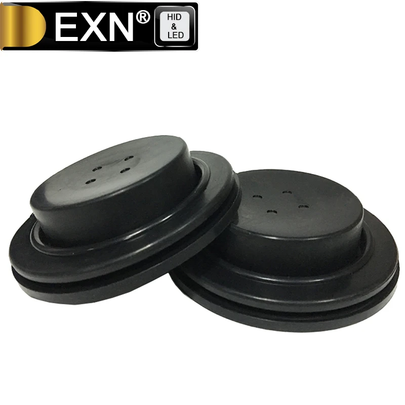 2x Car Head Lamp Retrofitting Soft Rubber Waterproof Dustproof Cover