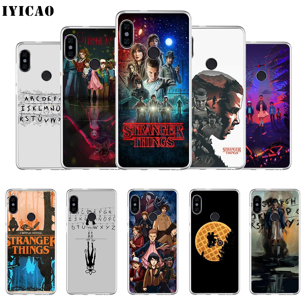 

IYICAO Stranger Things Soft Silicone Phone Case for Xiaomi Redmi 4A 5A 6A Note 7 6 5 Pro Plus Redmi 4X 5A Prime Cover
