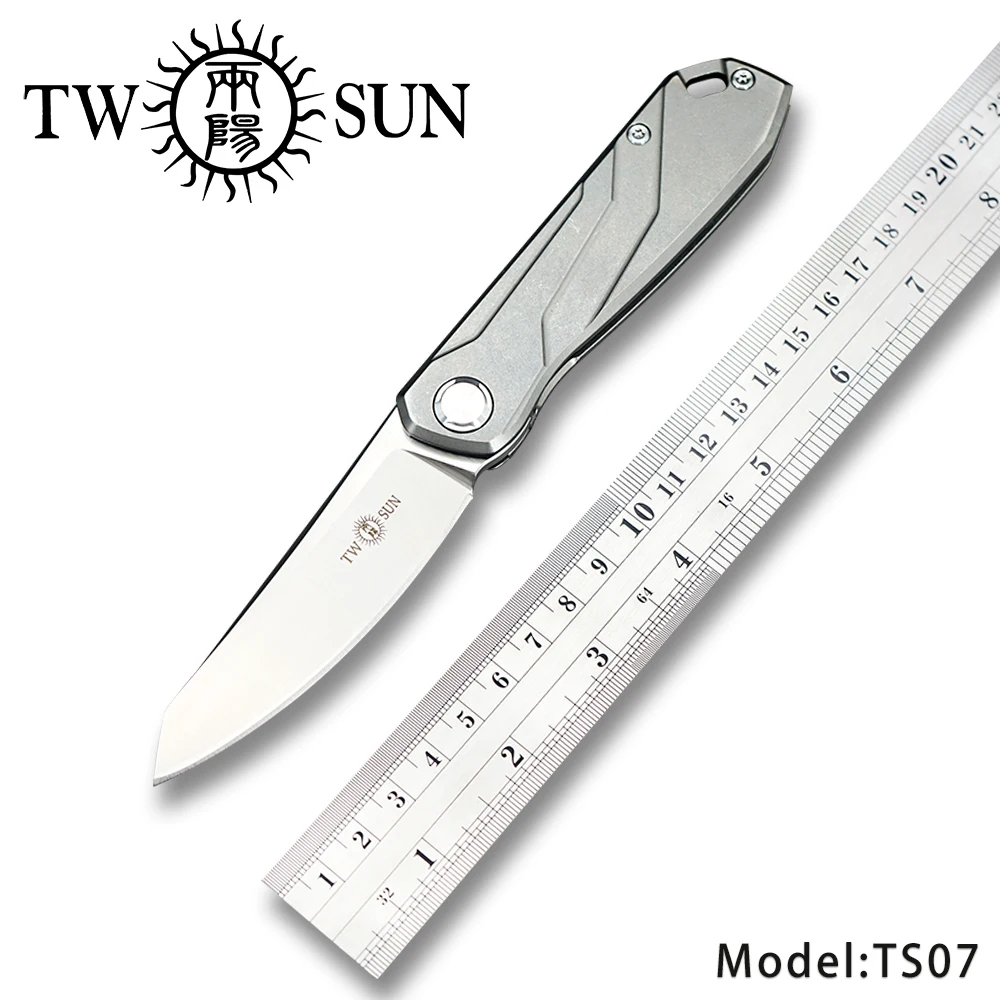 TwoSun TS07 TC4 титановый сплав d2 лезвие складной карманный нож тактические ножи