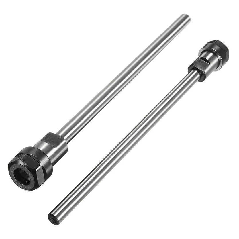 Straight Shank C8 ER11A Collet Chuck Holder Extension Rod 150x8mm For CNC Milling Tools