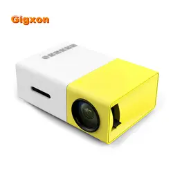 2018 Новый Gigxon YG300 карманный мини-проектор с мобильного телефона и ТВ HD1080P G19 светодиодный 400-600LM Портативный проектор HDMI USB AV SD