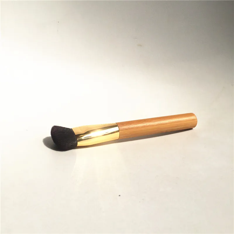 

The Bamboo Balancing Act Foundation Brush - Dense Soft Synthetic Hair Contour Brush - Beauty Makeup Blender Applicator