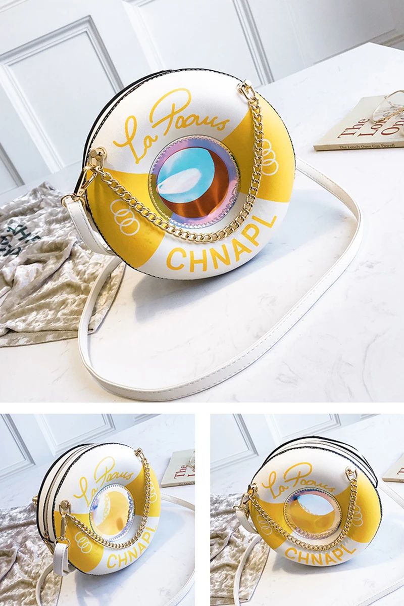 Women Printing Handbag Designer Lifebuoy Female Messenger Shoulder Bag Fashion Lady Party Purse INS Judy Tote Sac A Main SS7320 (25)