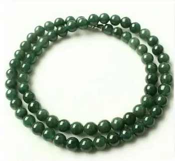 

Oil green jade beads bracelet original personality bracelet necklace male and female models Bracelet