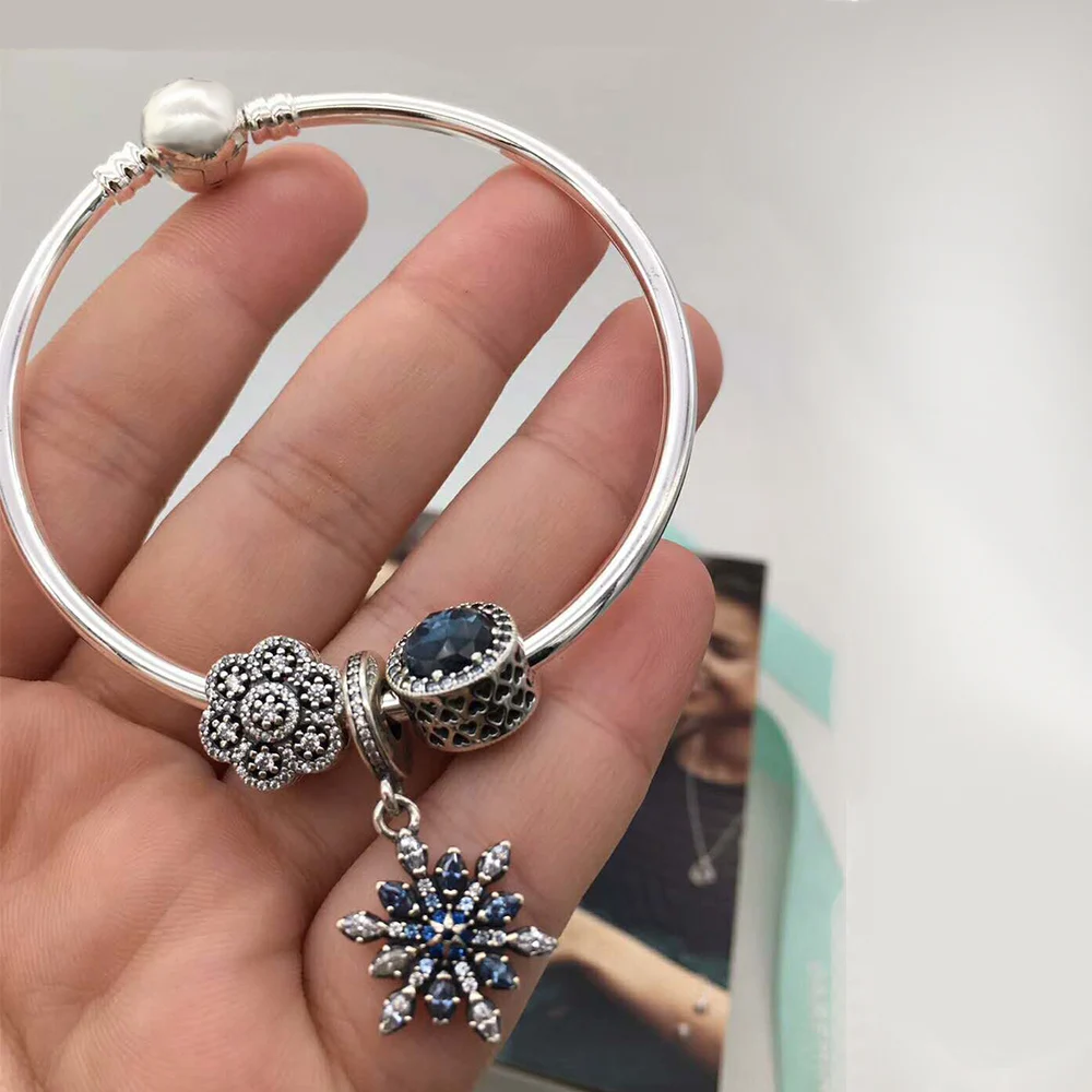 

CHAMSS 2019 Original 1:1 New Bracelet Set Women's 925 Sterling Silver Fit Mom Girlfriend Romantic Luxury Jewelry Birthday Gift