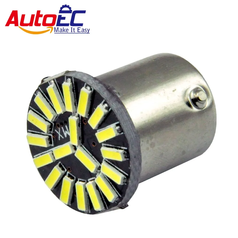 Parking Lights S25 1156 Ba15s 19smd 4014 Led Car Auto Lamp Bulb For Dc12v Red lf65 Signal