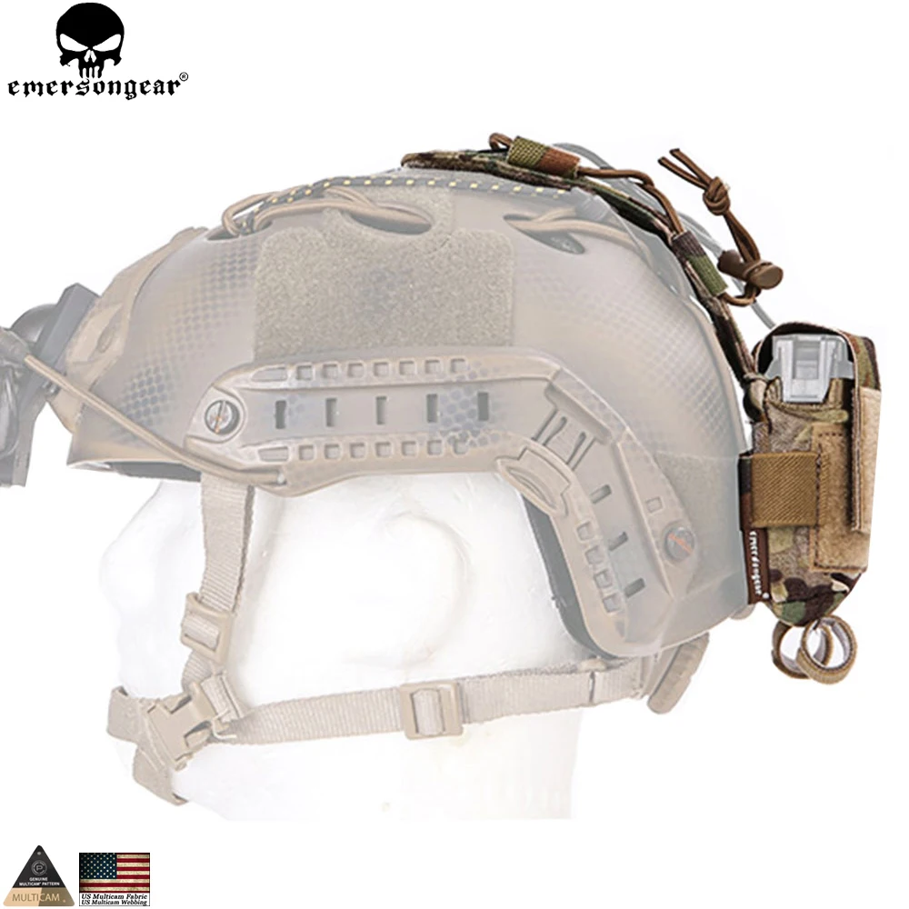 Кейс для шлема EMERSONGEAR MK2 тактический Чехол Охотничьи аксессуары черный чехол