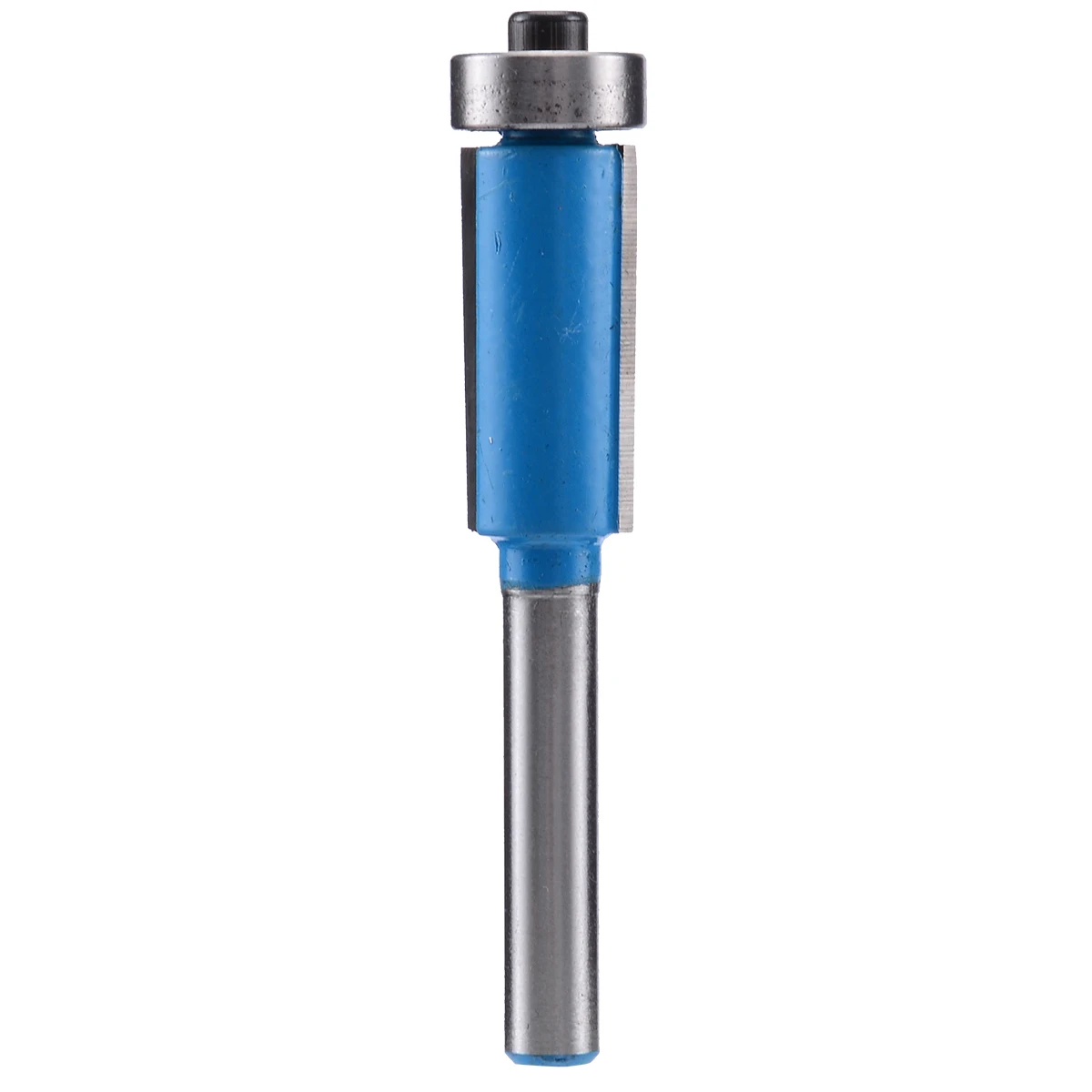 4pcs 6/8/10/12mm 1/4" Shank Flush Trim Router Bits Set End Bearing Milling Cutter For Woodwork Tool