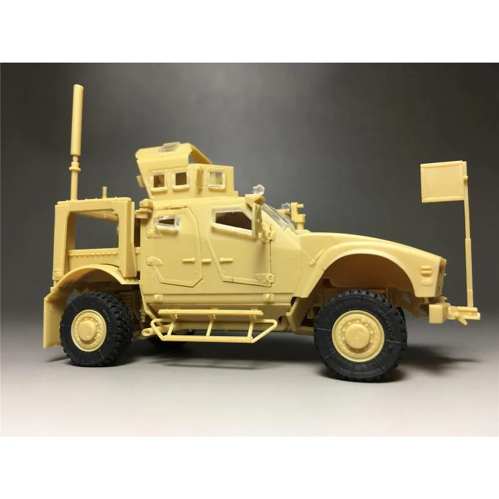 1/72 M1240 M-ATV MRAP Противоминная засада защищенный внедорожник w/O-GPK башни Радиоуправляемая машина игрушки комплект GH72A01