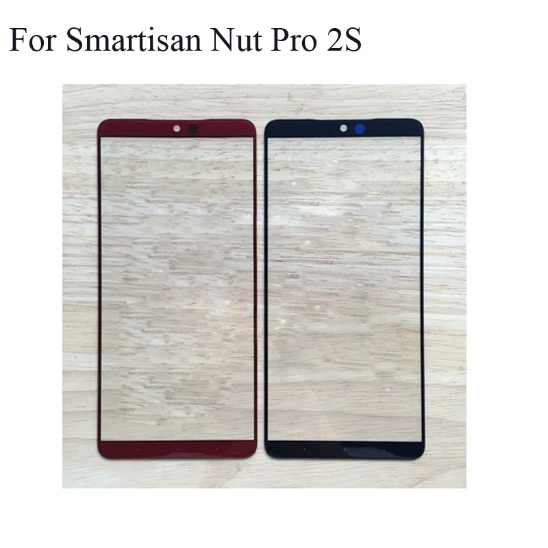 

For Smartisan Nut Pro 2S 2 S Front Outer touch Screen Glass Lens without flex cable Cover Repair Parts For Smartisan Nut Pro2S