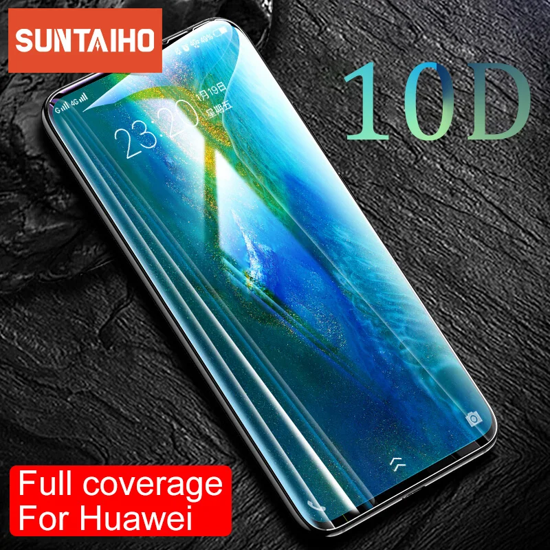 Защитное стекло Suntaiho 10D для huawei P30 P20 Pro Lite P smart 2019 закаленное M20 защитная пленка |