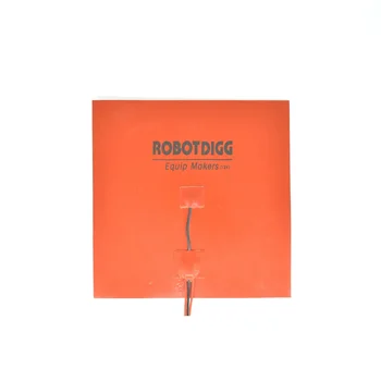 

12V 250mm square silicone rubber heater pad