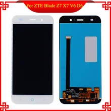 5” Original Quality For ZTE Blade Z7 X7 V6 D6 T660 T663 LCD Display+Touch Screen Digitizer Assembly Replacement Phone Parts