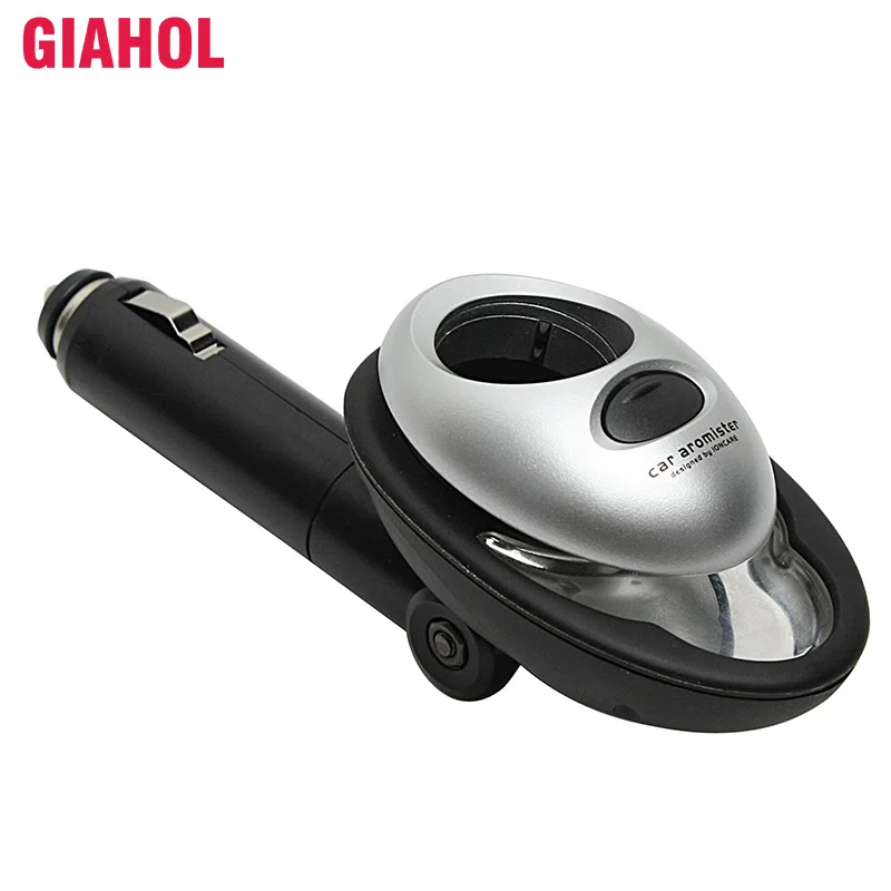 

Mini Essential Oil Car Air Freshener Flexible Positioning Gentle Heat Generated Plugged in Car Aroma Diffuser with LED Indicator