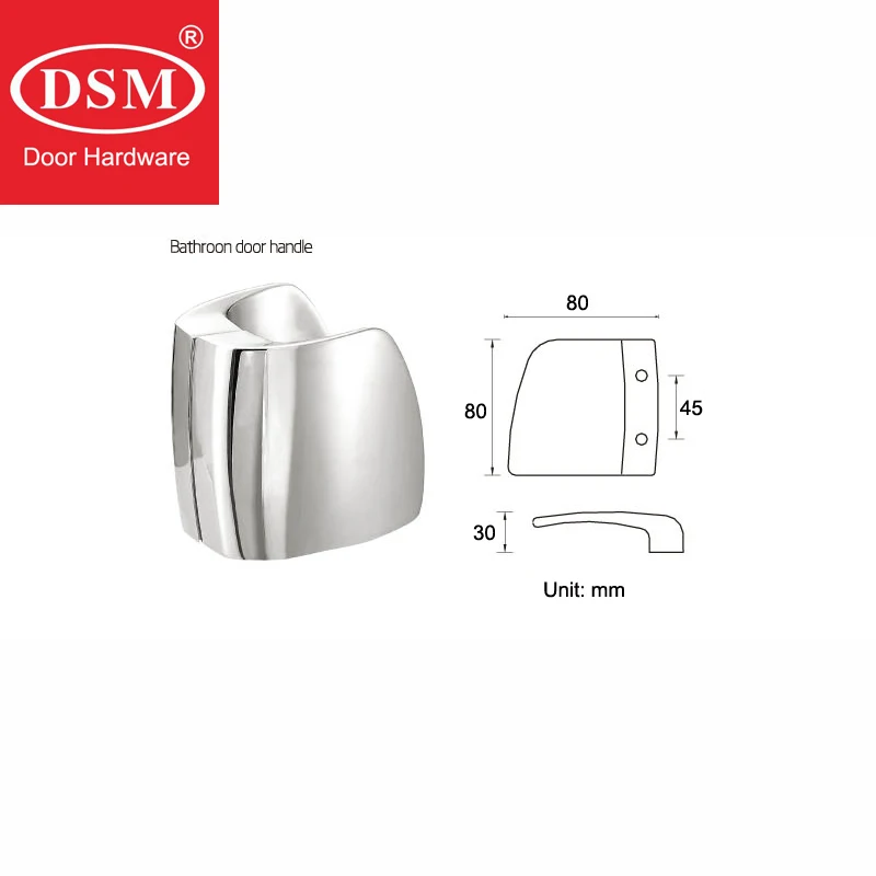 Shower Door Handle Glass Door Pull Handles Solid Zinc Alloy Door
