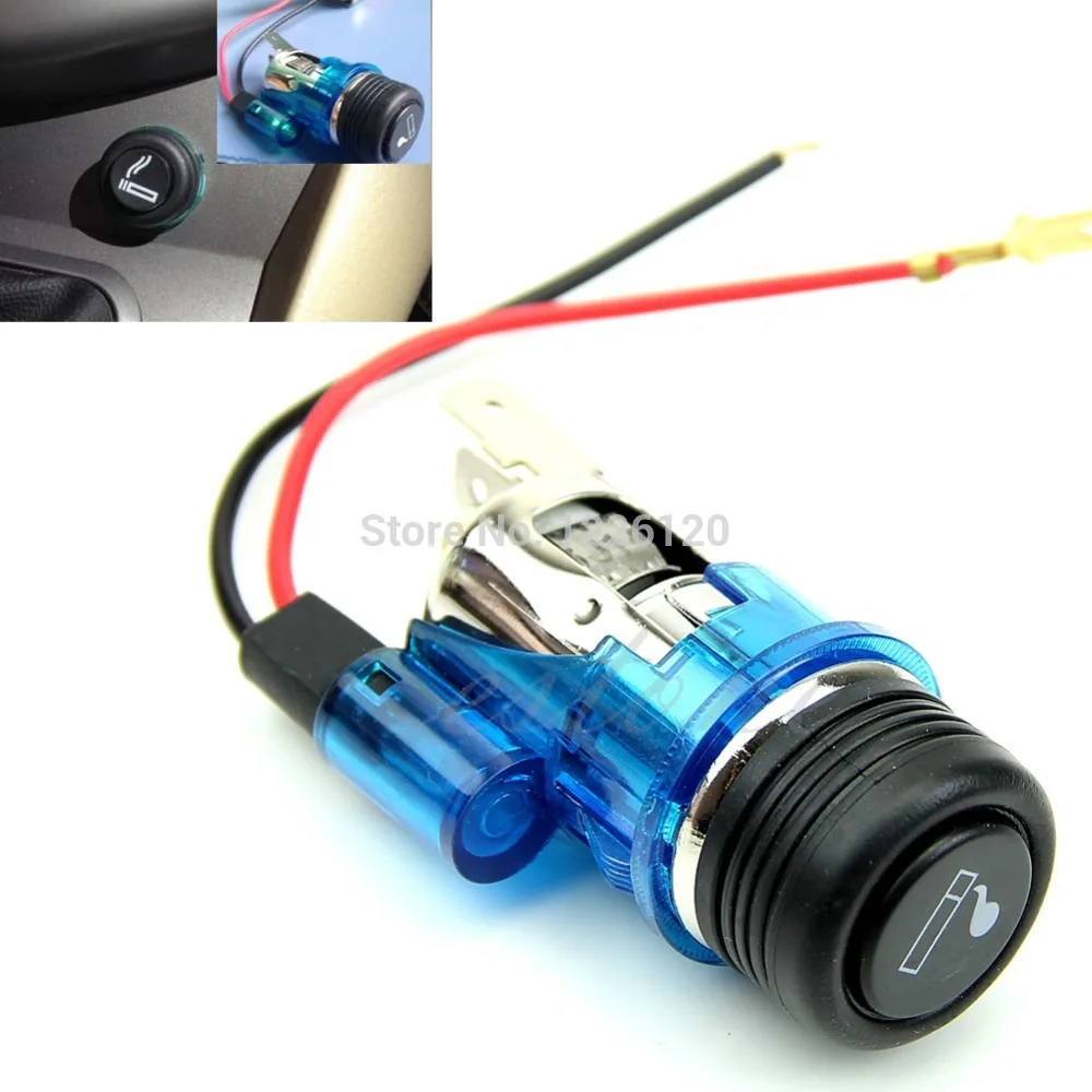 12V 120W автомобиля мотоцикла мопеда прикуривателя Мощность розетка 4 Цвета |