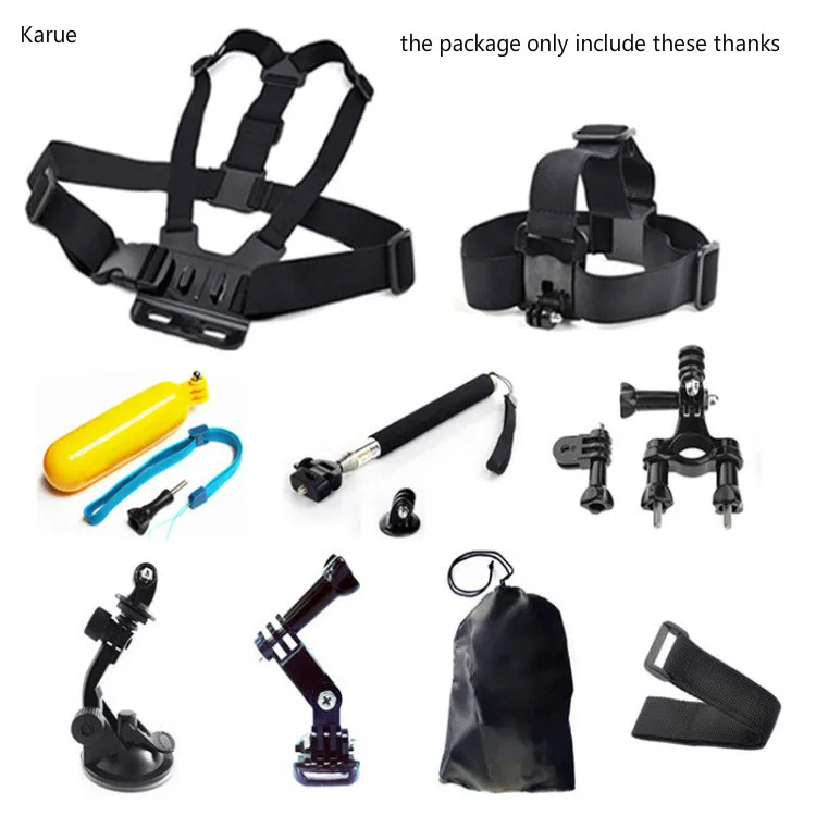 

karue Action Camera accessories For Gopro Accessories for gopro accessories gopro hero 5 hero 4 3 kit for Xiaomi Camera sjcam