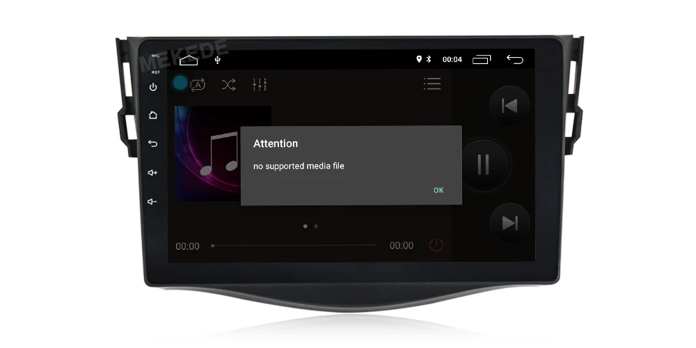 Mekede Android 8,1 автомобильный dvd-плеер для Toyota RAV4 Rav 4 2007 2008 2009 2010 2011 2 din 1024*600 gps навигация wifi 4 ядра