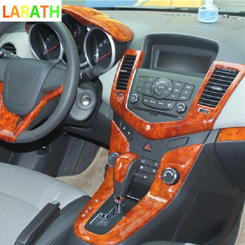 Для Chevrolet Cruze 2009 2010 2011 2012 центральная консоль деревянная Шестерня панель отделка крышки кондиционера крышка выхода 3 шт