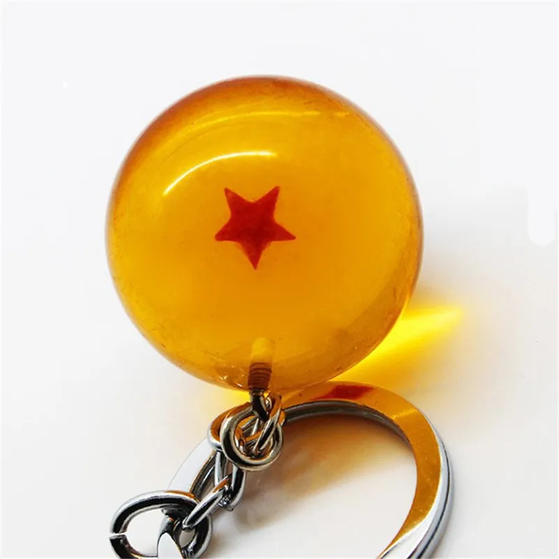 

Dragon Ball Crystal balls 2.7cm New 7 Stars Crystal Balls Keychain Pendant 1 2 3 4 5 6 7 star