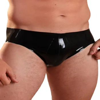 

Latex Rubber Basic Briefs For Men Latex Glued Underwear