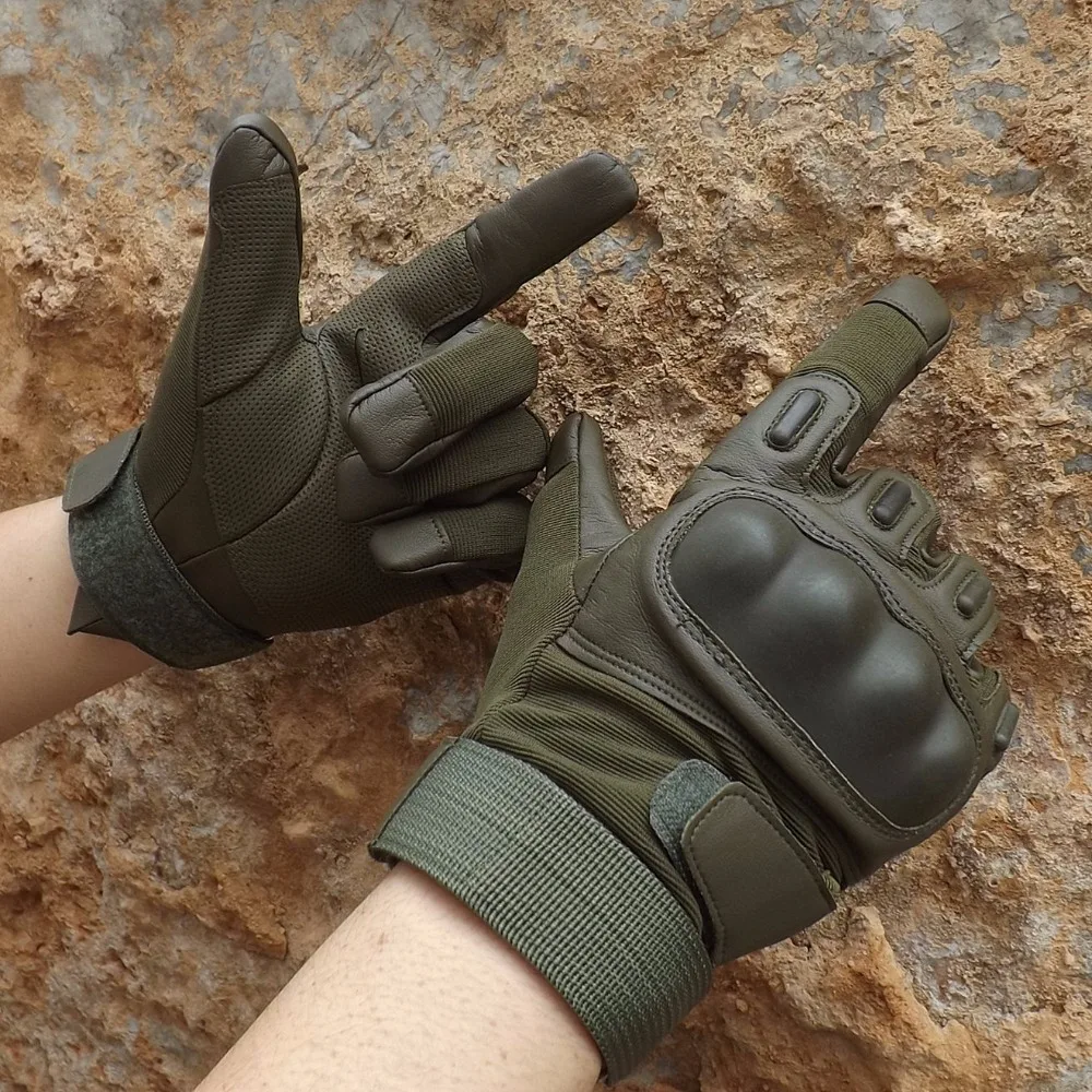 

Men's Outdoor Sports Hiking Gloves Protective Hardwearing Combat Military Tactical Gloves Men Army Shooting Hunting Gloves