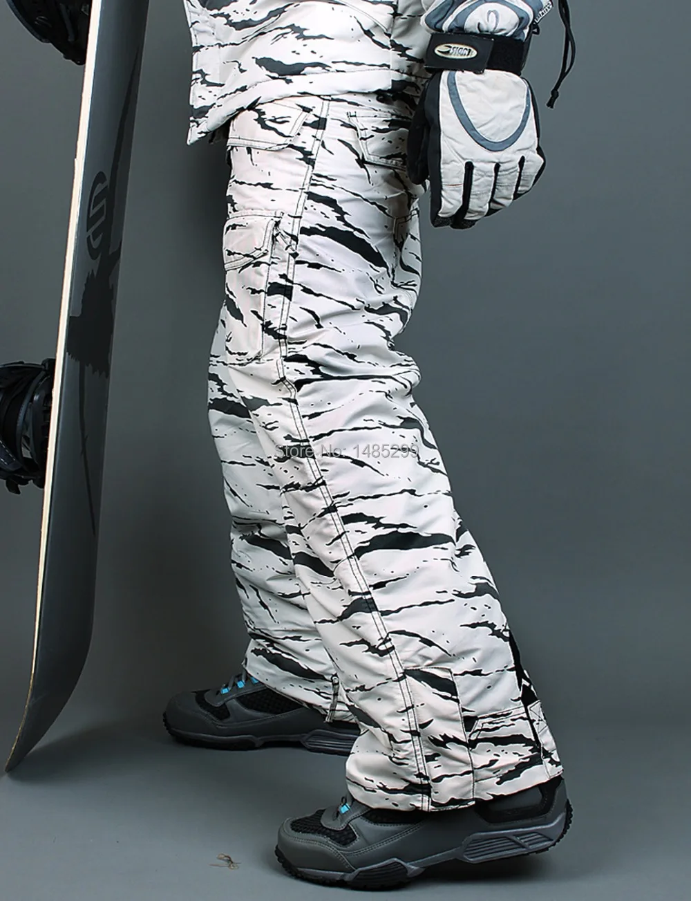 

New Edition "SouthPlay" Winter Season Waterproof 10,000mm Pants-White Sand