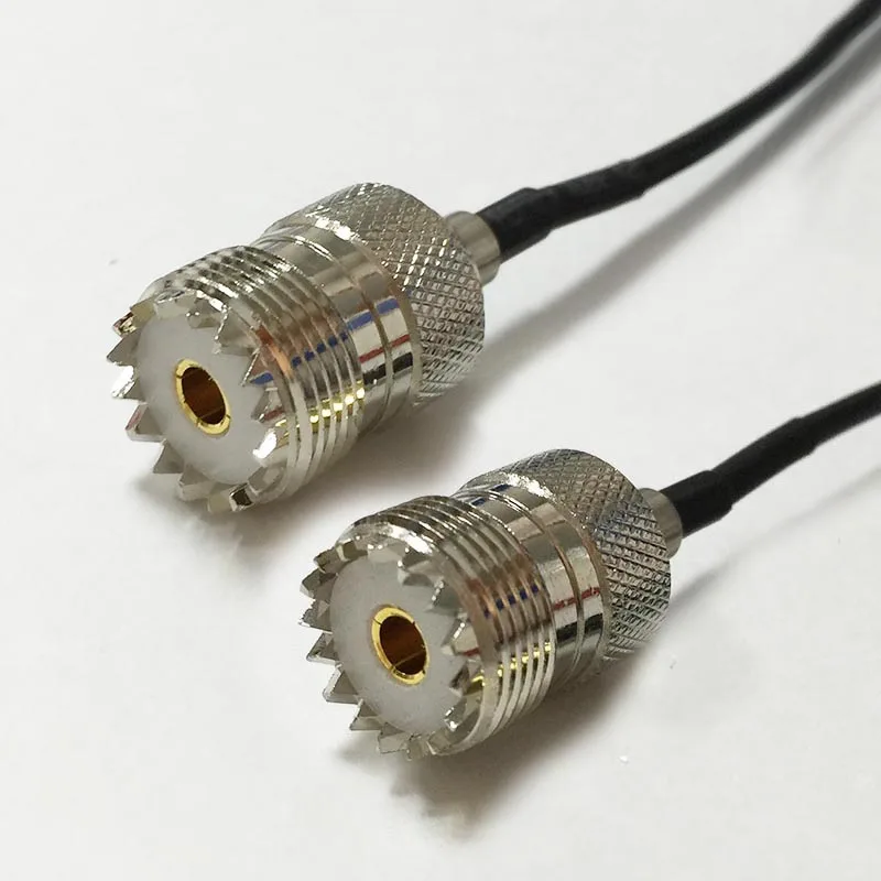

New UHF  Female Jack  Switch UHF  SO239 pigtail cable RG174  Wholesale 20CM 8" Adapter