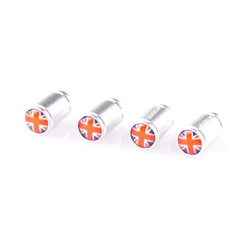 

Metal The British Flag Logo Car Wheel Tire Tyre Air Dust Valve Stem Cap