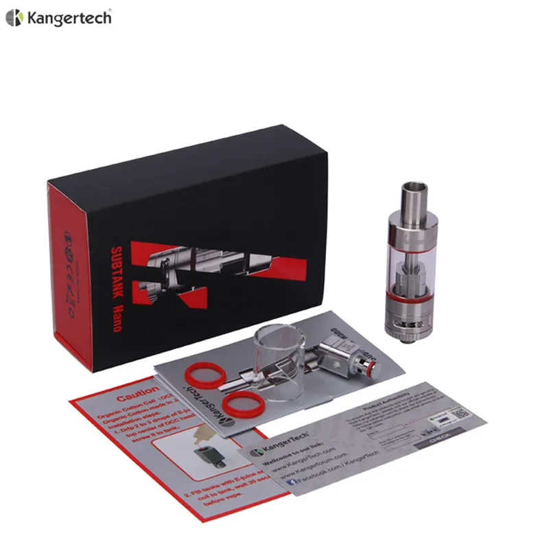 

Authentic Subtank Nano tank VS kanger Subtank and subtank mini 4.5ml OCC Coil Aatomizer fit for istick 30W istick 50W