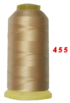 900 метров, 0,38 мм красный/синий/черный/серый высокопрочный полиэстер швейная нить для джинсов/холст/кожа/диван - Цвет: Beige yellow