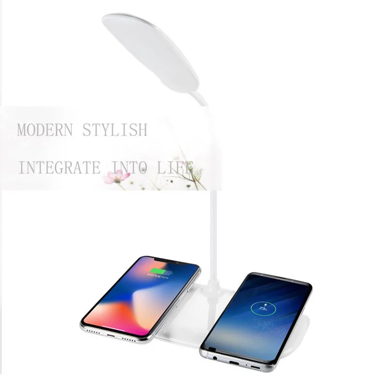 

Fashion LED Intelligent induction charging desk lamp USB Flexible Student Reading Light Office Table Lamp lampara de mesa80802