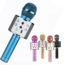Professional WS858 Wireless Bluetooth Microphone Speaker Handheld Magic Karaoke Microphone Mobile Phone Player MIC Recorder KTV цена Professional WS858 Wireless Bluetooth Microphone Speaker Handheld Magic Karaoke Microphone Mobile Phone Player MIC Recorder KTV цены онлайн