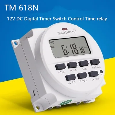 TM618N/12V DC 24VDC 110V AC 220VAC Digital Timer Switch Control Time relay | Обустройство дома