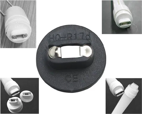 

50Pcs/lot T8 led tube G13 to R17D HO convertor adaptor lighting accessories lamp bases ceiling holder
