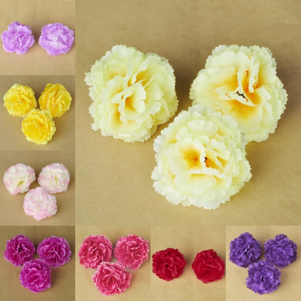 Buy 100PCS Artificial Flower Heads Silk Flower Head